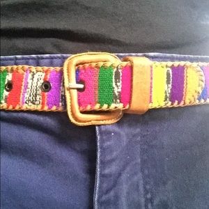 Colorful vintage belt